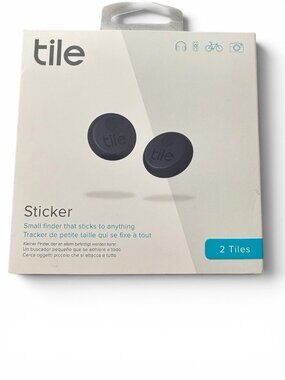 Tile Sticker Small Finder Tracker Pack of 2 Tiles FInd Your Things Unopened New